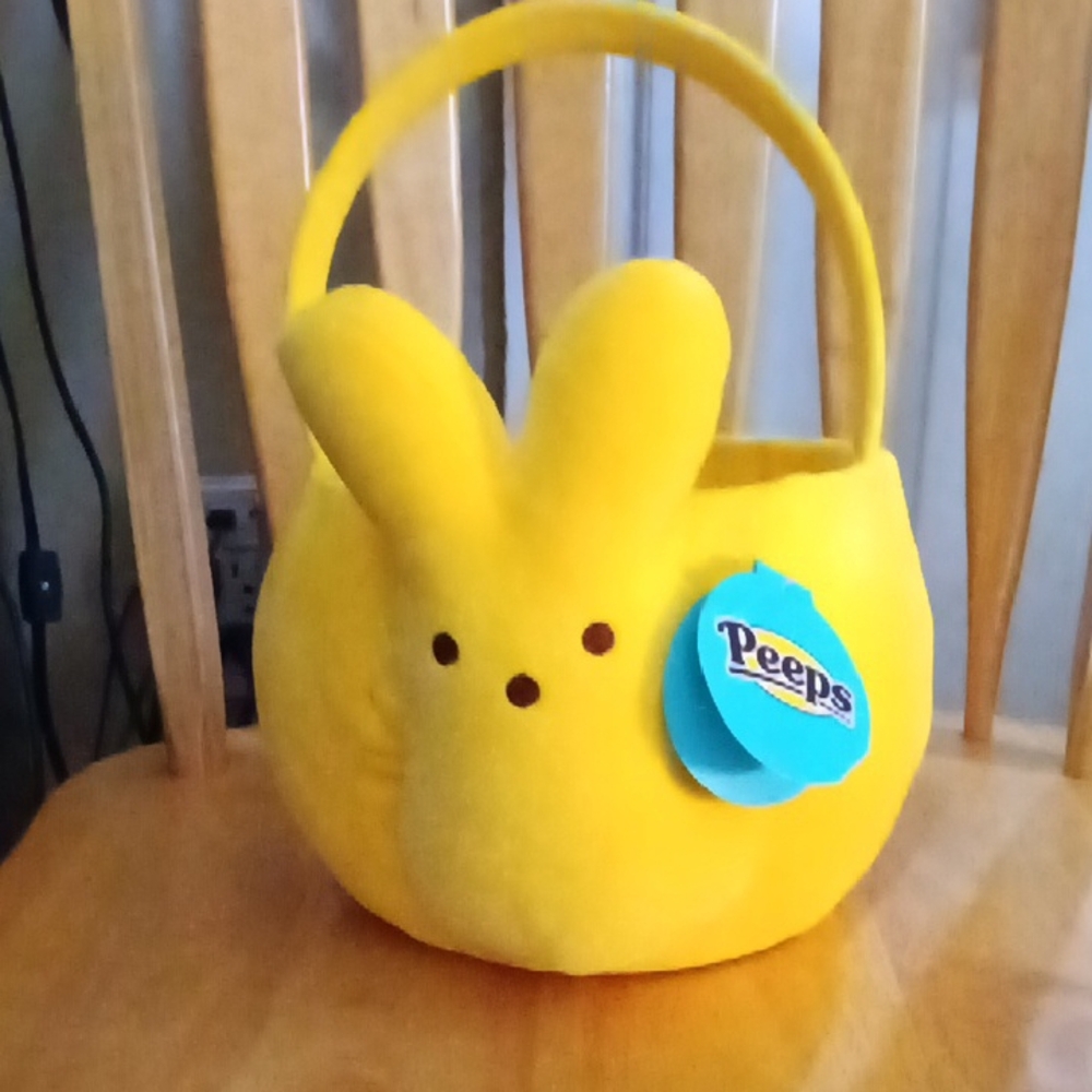 Yellow Peeps Bunny Basket